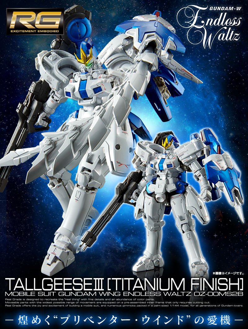 RG 1/144 TALLGEESE III [TITANIUM FINISH] - Rise of Gunpla