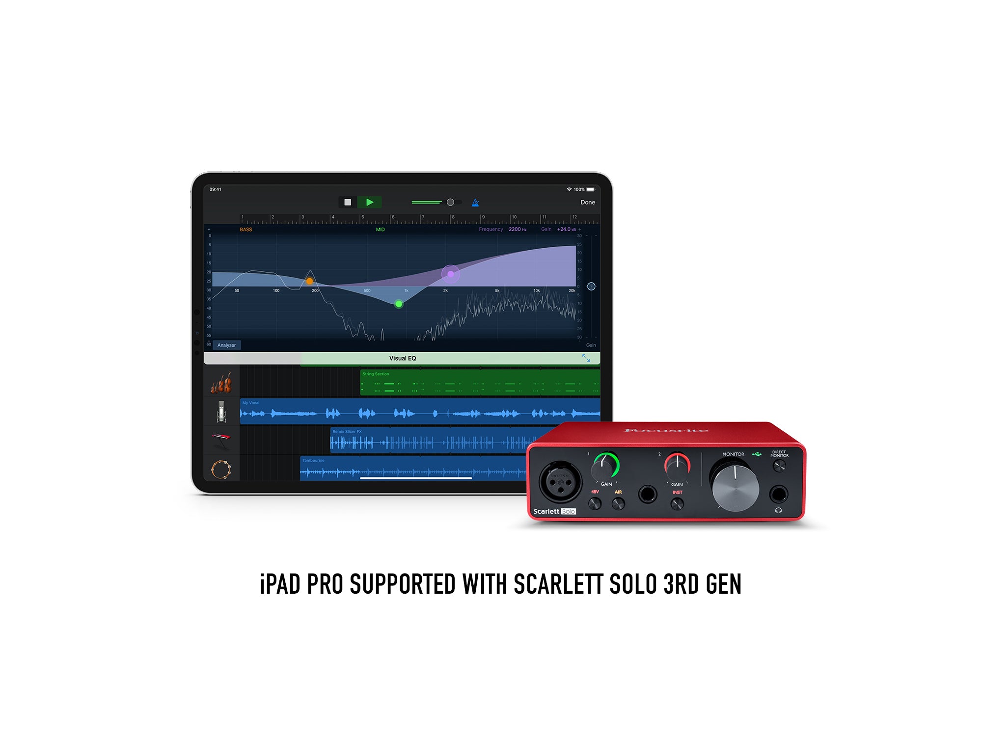 Focusrite Scarlett Solo Studio (3rd Gen) USB Audio Interface and
