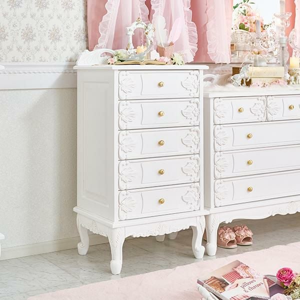 直送】アンティーク風チェスト(小)/Noble(ノーブル)｜かわいいお姫様