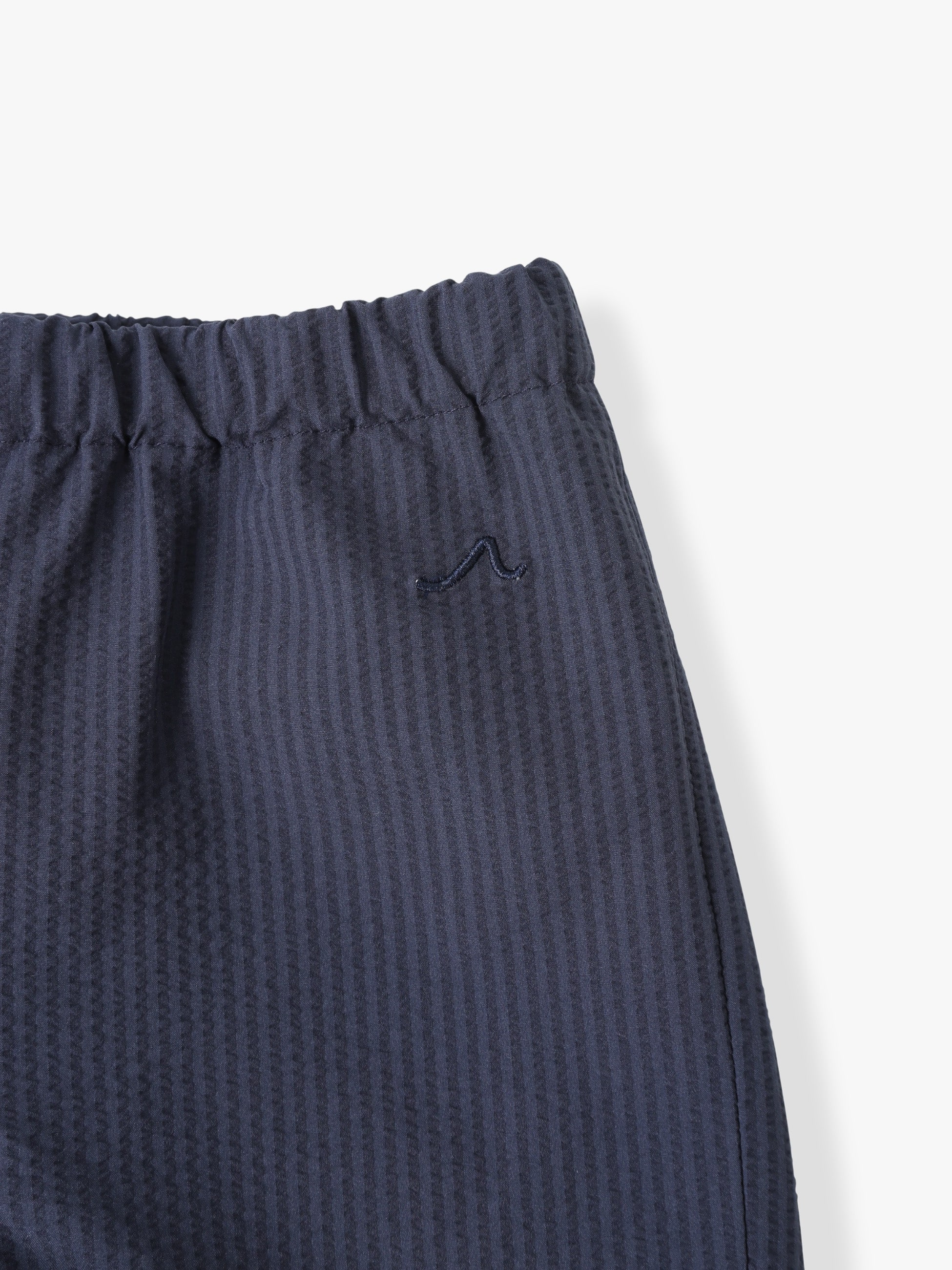 シアサッカー パンツ（イエロー/ネイビー/ブラック/80-100cm）｜Ron