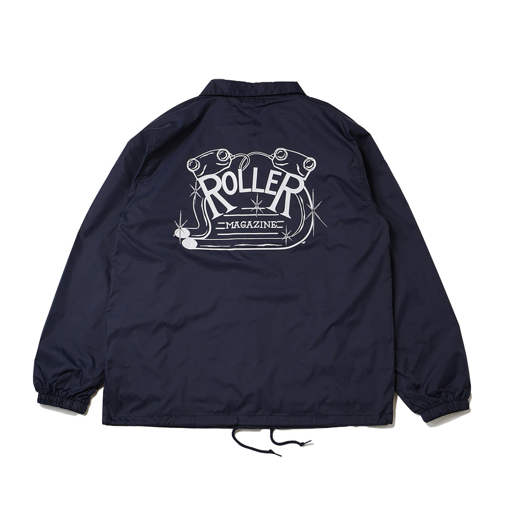 ROLLER Coach Jacket【Navy x White】 – ROLLER magazine