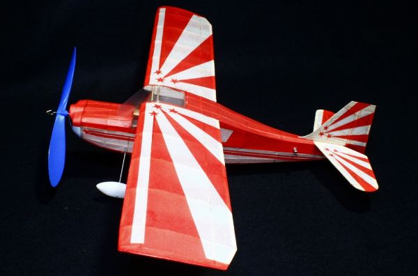 ゴム動力プロペラ飛行機・ゴム動力竹ひご飛行機・工作飛行機・バルサ材
