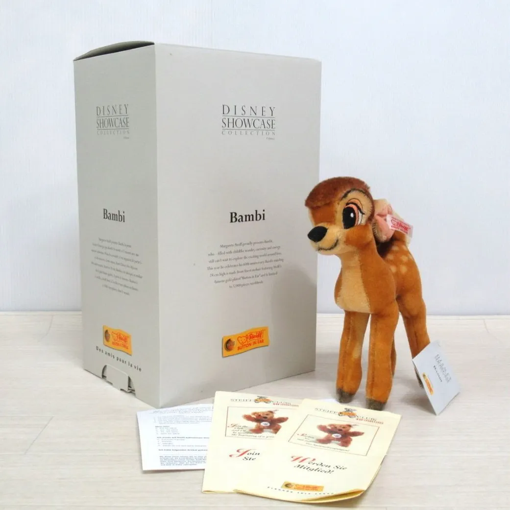 宅配買取】シュタイフ ディズニーショーケースコレクション バンビ