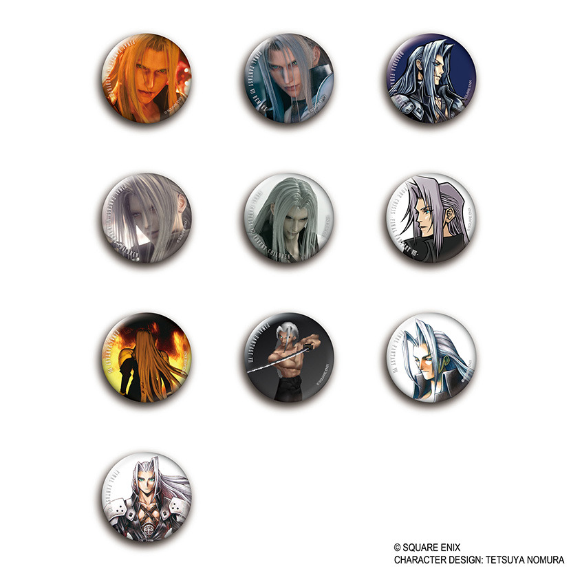 FF7 ディシディア ファイナルファンタジー クラウド 缶バッジ FF7