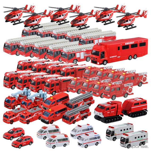 壮観!! トミカ50台を並べる…50周年セット3種類を追加 10枚目の写真