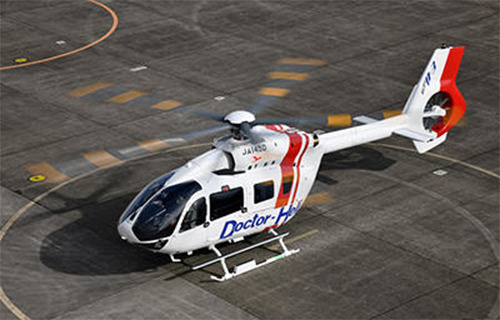 最新型ヘリコプター「H145 / BK117 D-3」、ドクターヘリとして納入
