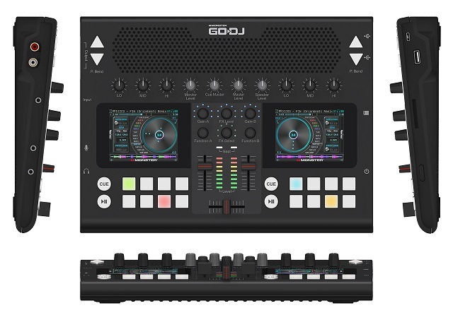 GODJ Plus 世界初！A4サイズのクラブハウス。スピーカー付きDJシステム