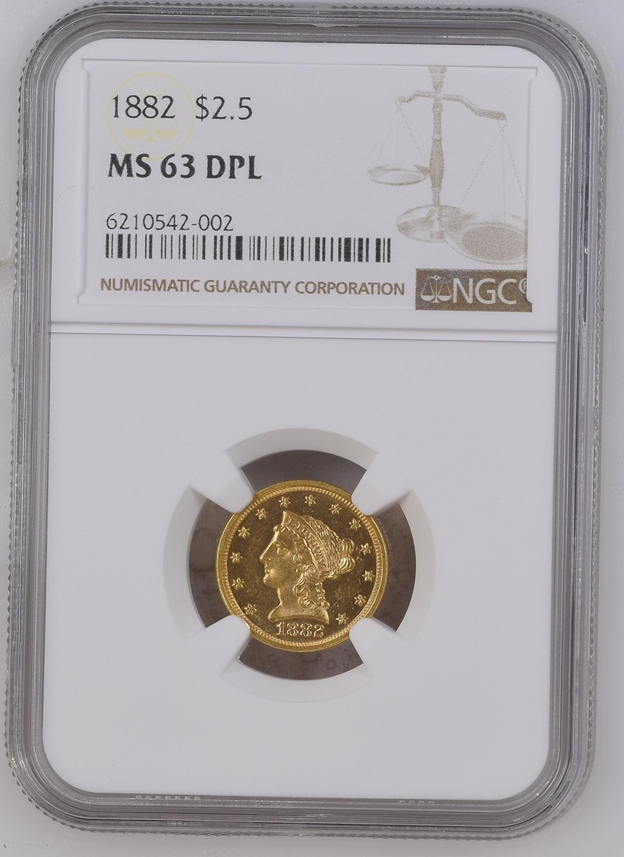 1882 $2.5 MS | Coin Explorer | NGC