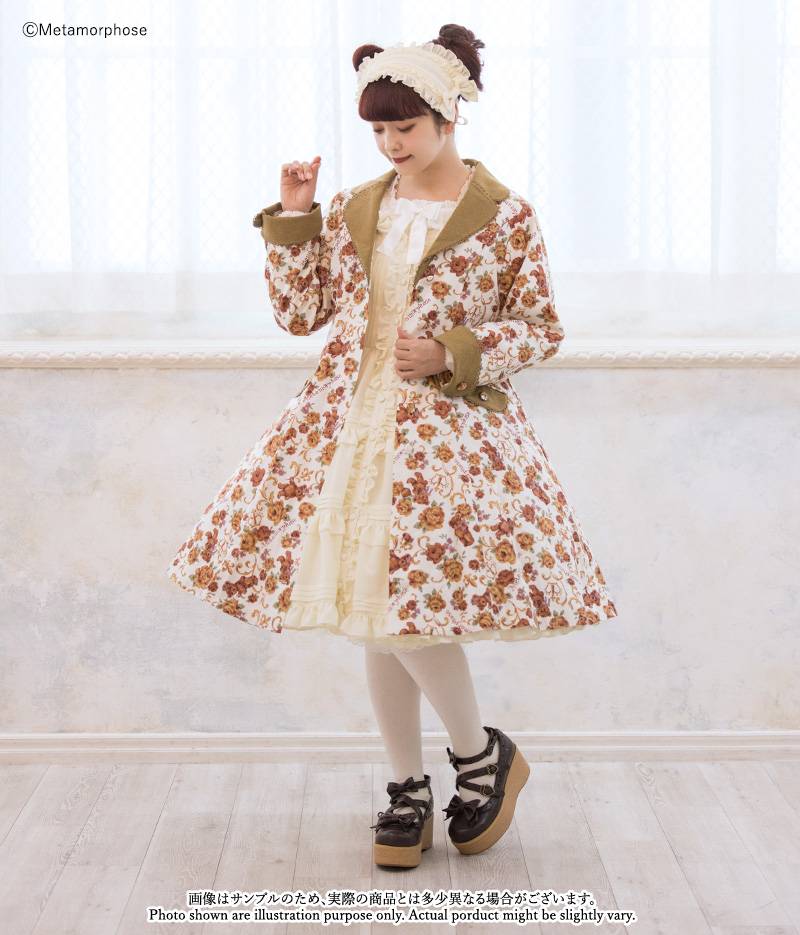 ゴブラン風くまちゃんコートワンピース | metamorphose temps de fille