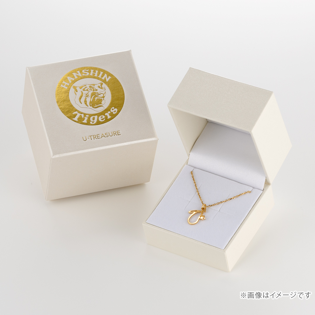 サインネックレス 佐藤輝明選手 K18イエローゴールド 阪神タイガース|U