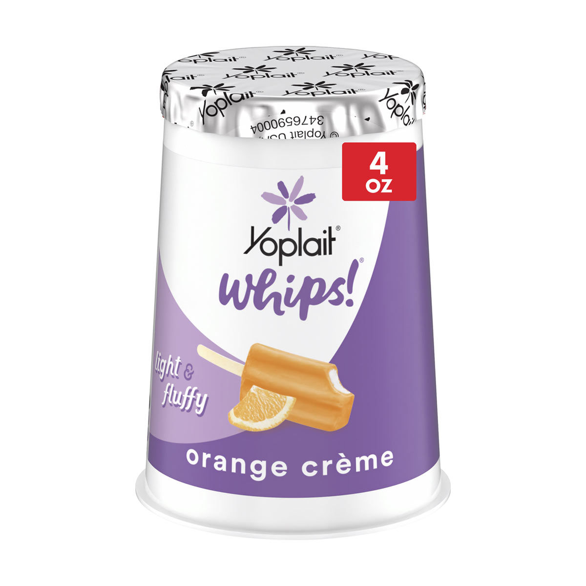 Buy Yoplait Whips Orange Creme Low Fat Yogurt Mousse Cup, 4 oz