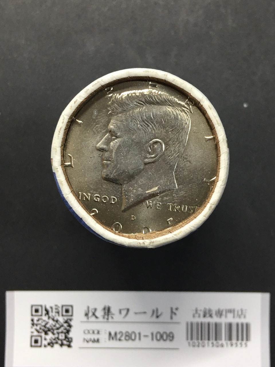 アメリカ 50セント銀貨 ケネディ ハーフダラー 1964年銘 カプセル入り