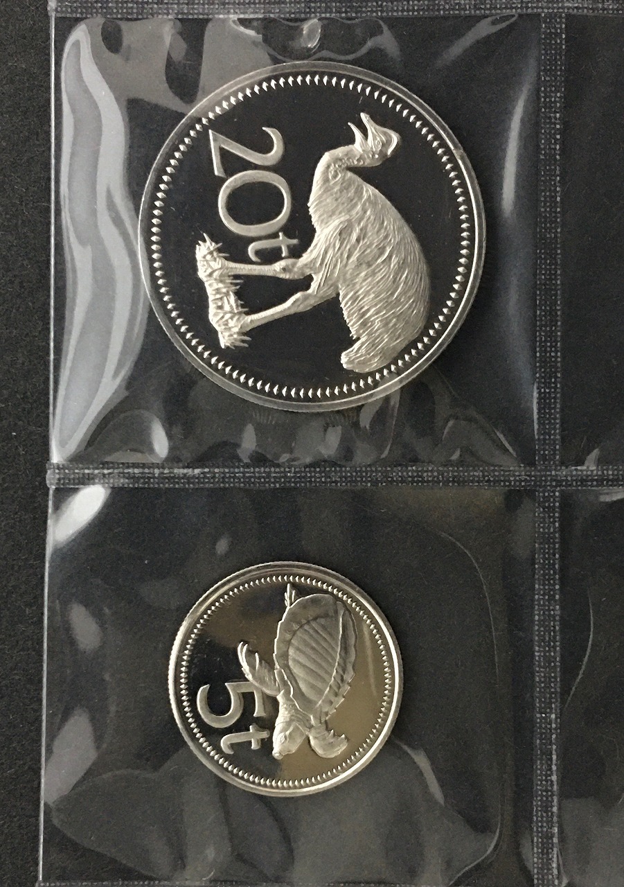 希少品』1975年 パプアニューギニア 初代セット Yahoo!オークション