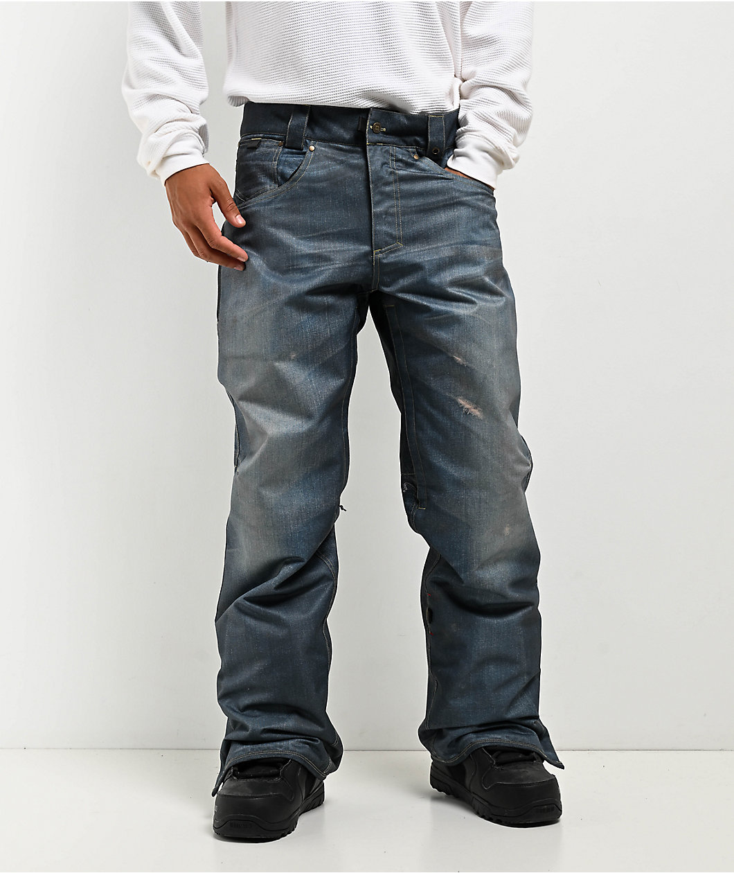 希少】686 LTD Ed Destructed Denim Pant デニム - 686(シックスエイト