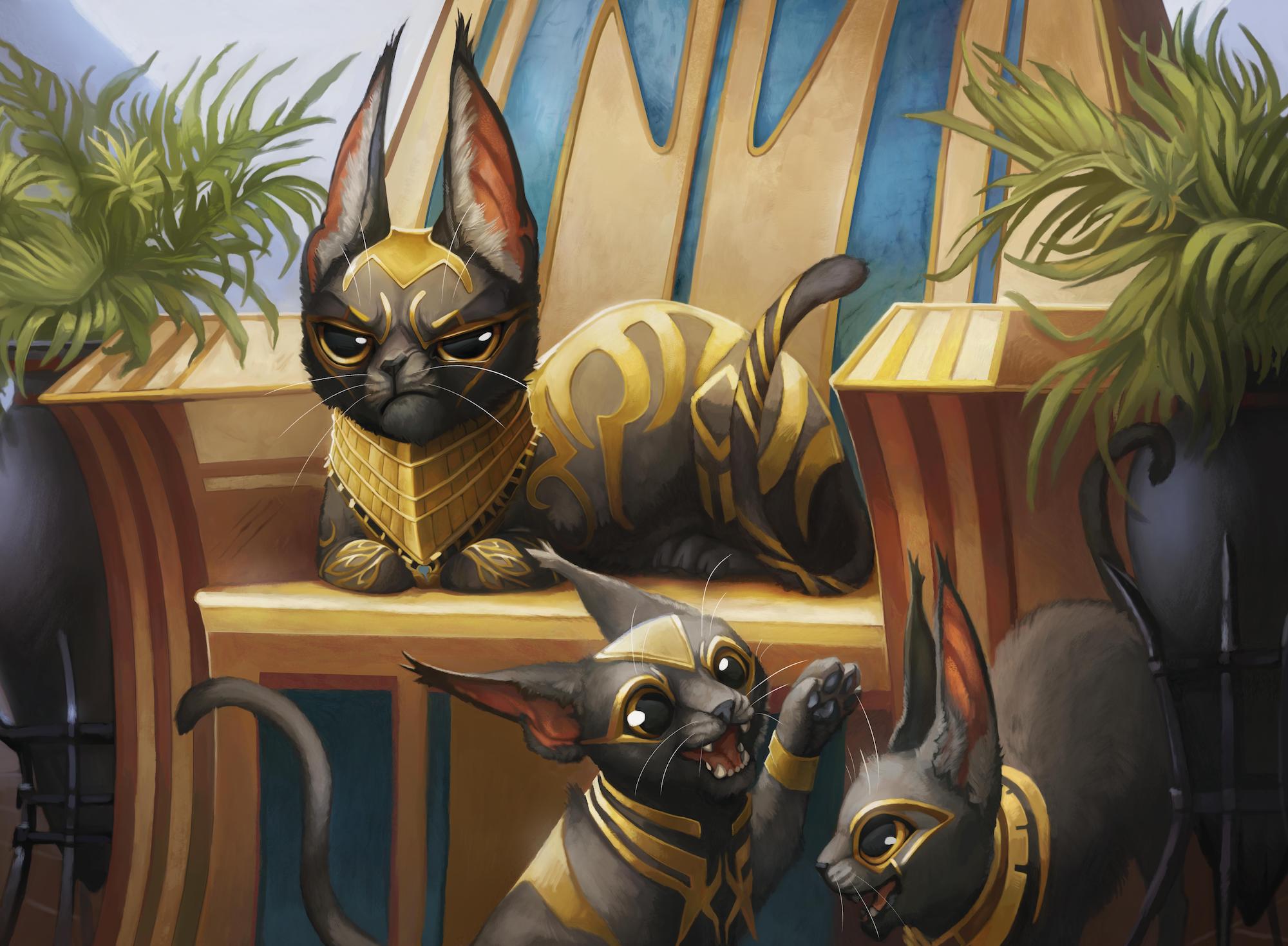 Basic Lands From Secret Lair Raining Cats & Dogs Commander Deck