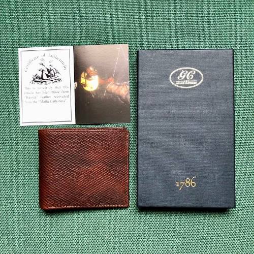 ジョージクレバリー、ロシアンカーフの革小物 | ロンドン散財見聞録