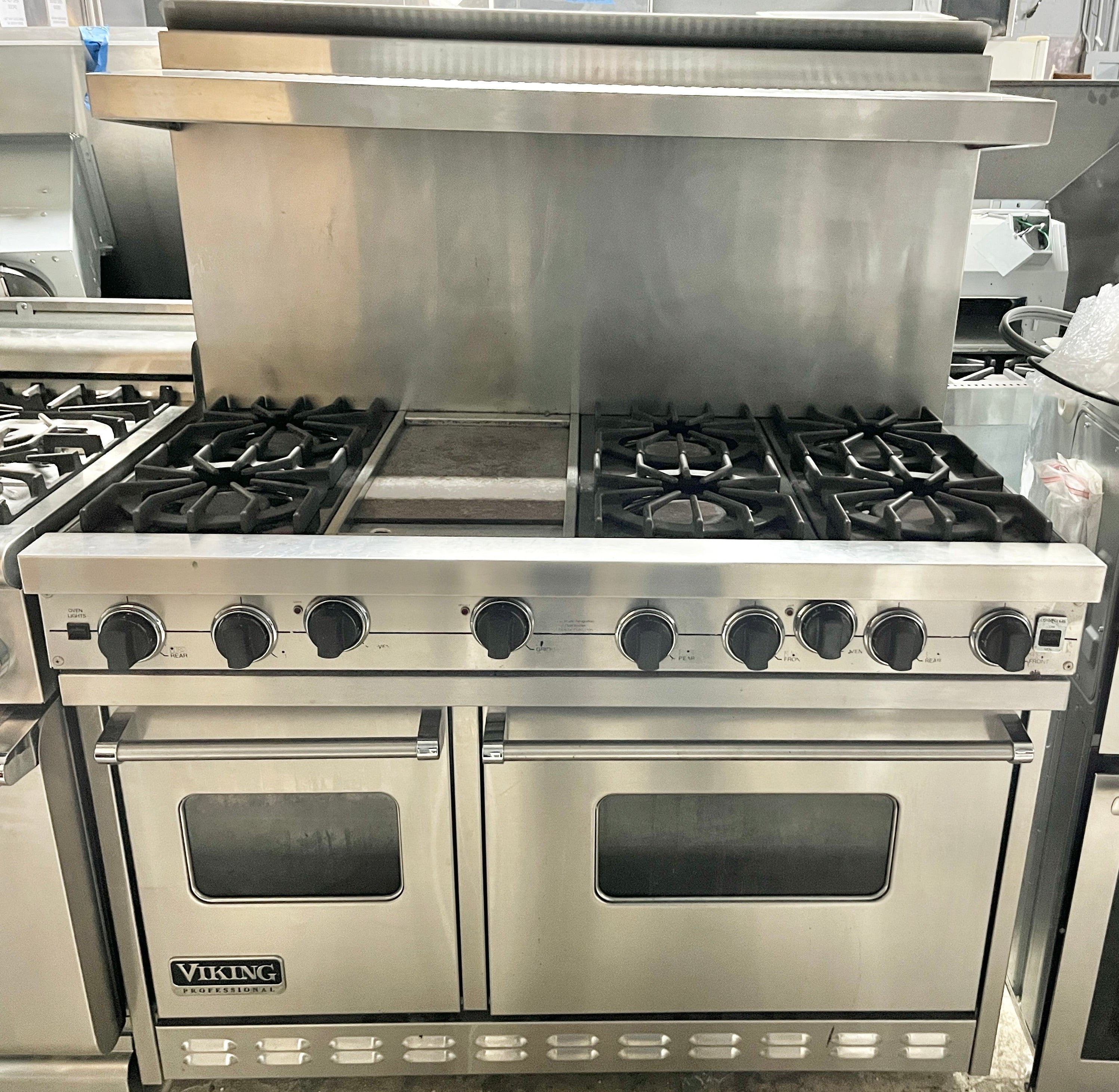 48 Inch Viking Professional VGIC4856GSS All Gas Range 6 Open