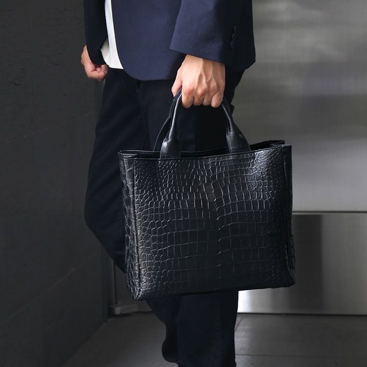 クロコダイル日本製トートバッグ