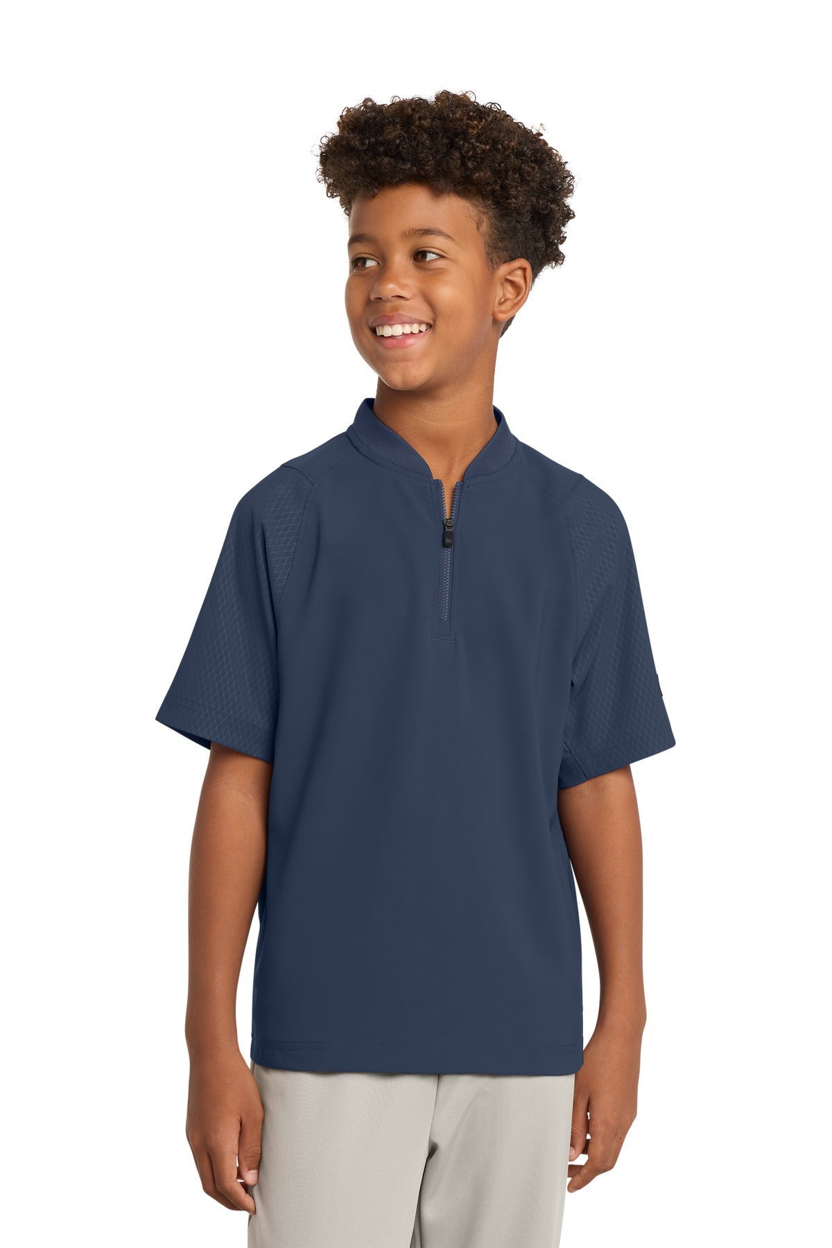New Era ® Youth Cage Short Sleeve 1/4-Zip Jacket. YNEA600 – SanMar