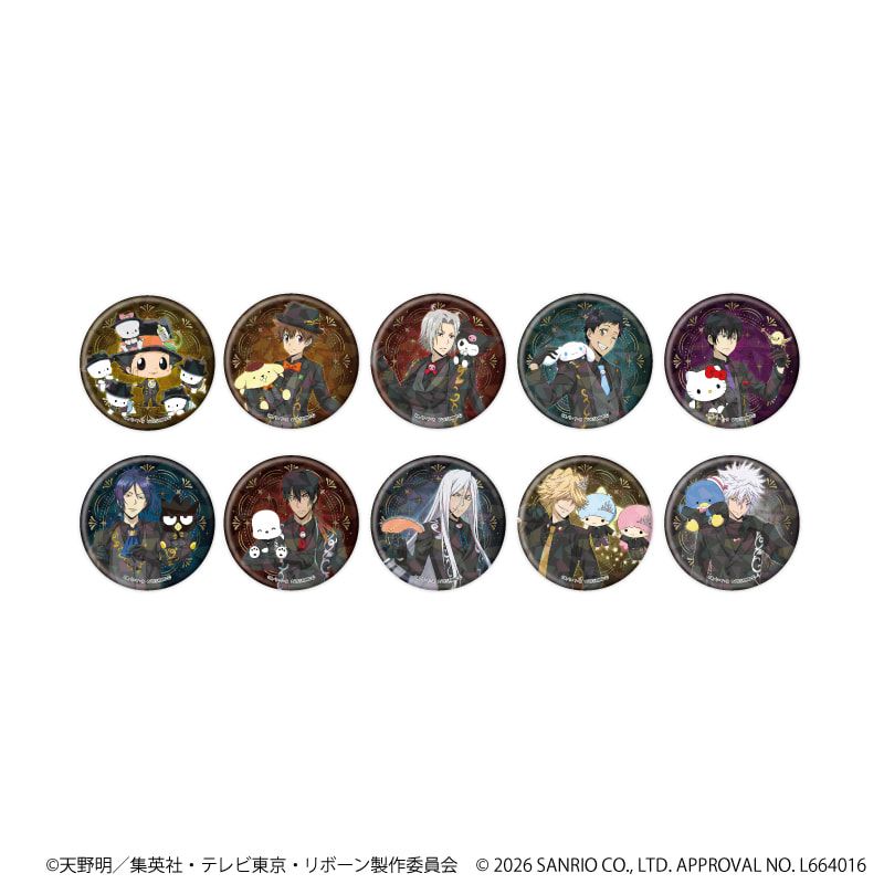 家庭教師ヒットマンREBORN!×SANRIO CHARACTERS｜ホログラム缶バッジ