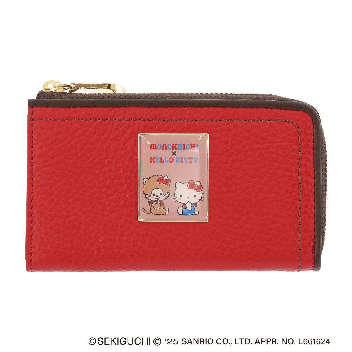 エフィー モンチッチ ハローキティ ミニ財布 L字ファスナー レディース