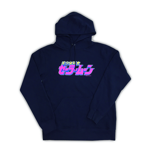 ストアオリジナル 美少女戦士セーラームーン ロゴパーカー ネイビー L