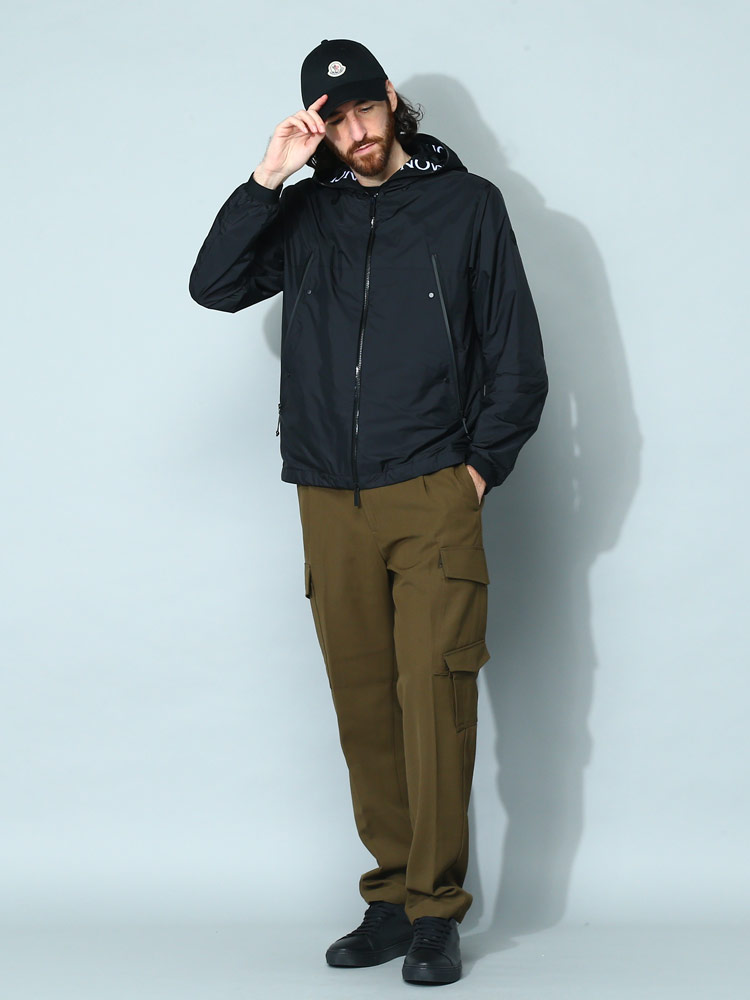 MONCLER (モンクレール) ロゴ フルジップ ウインドブレーカー Junichi