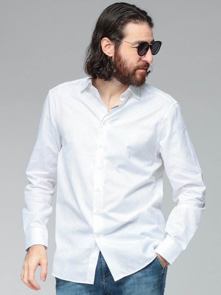 ETRO (エトロ) ペイズリー柄 長袖 シャツ ETMRIB0001AQ043 メンズ 39