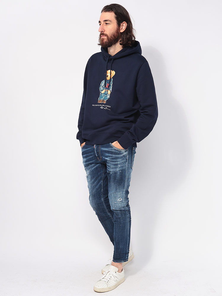 POLO RALPH LAUREN (ポロラルフローレン) 裏起毛 ベアプリント プル