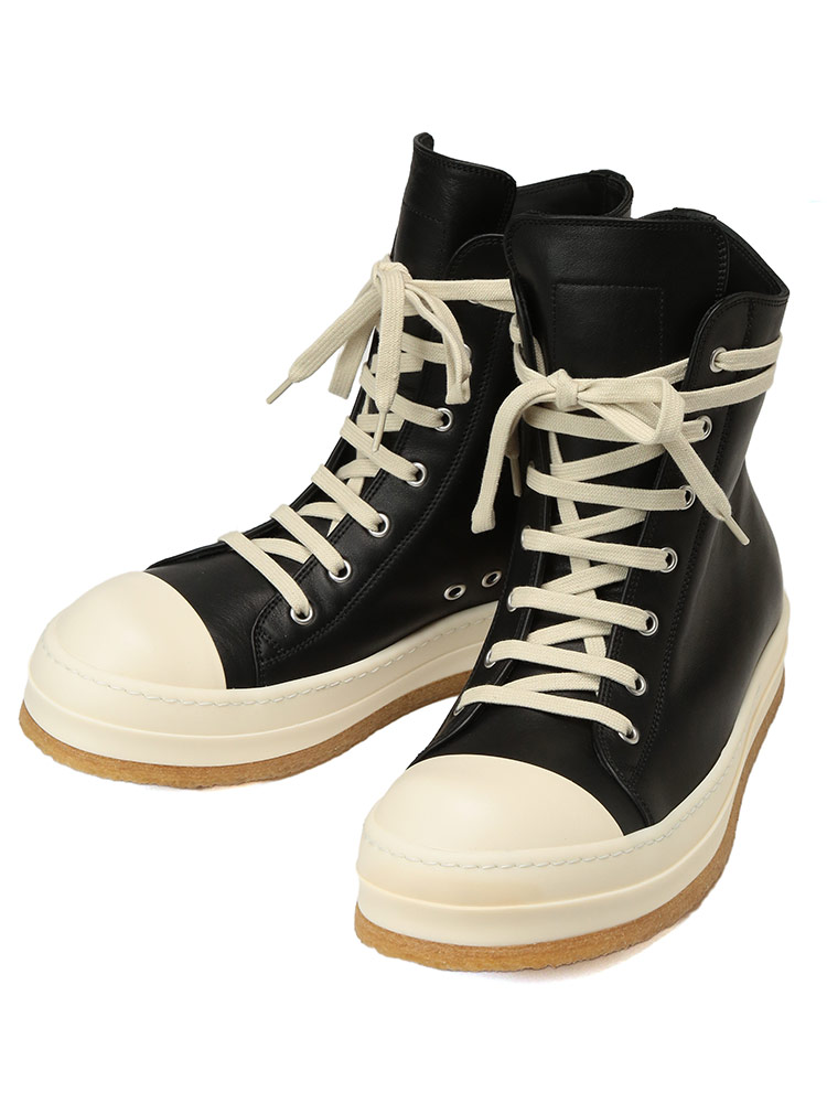 Rick Owens (リック・オウエンス) ハイカット レザースニーカー CREEP