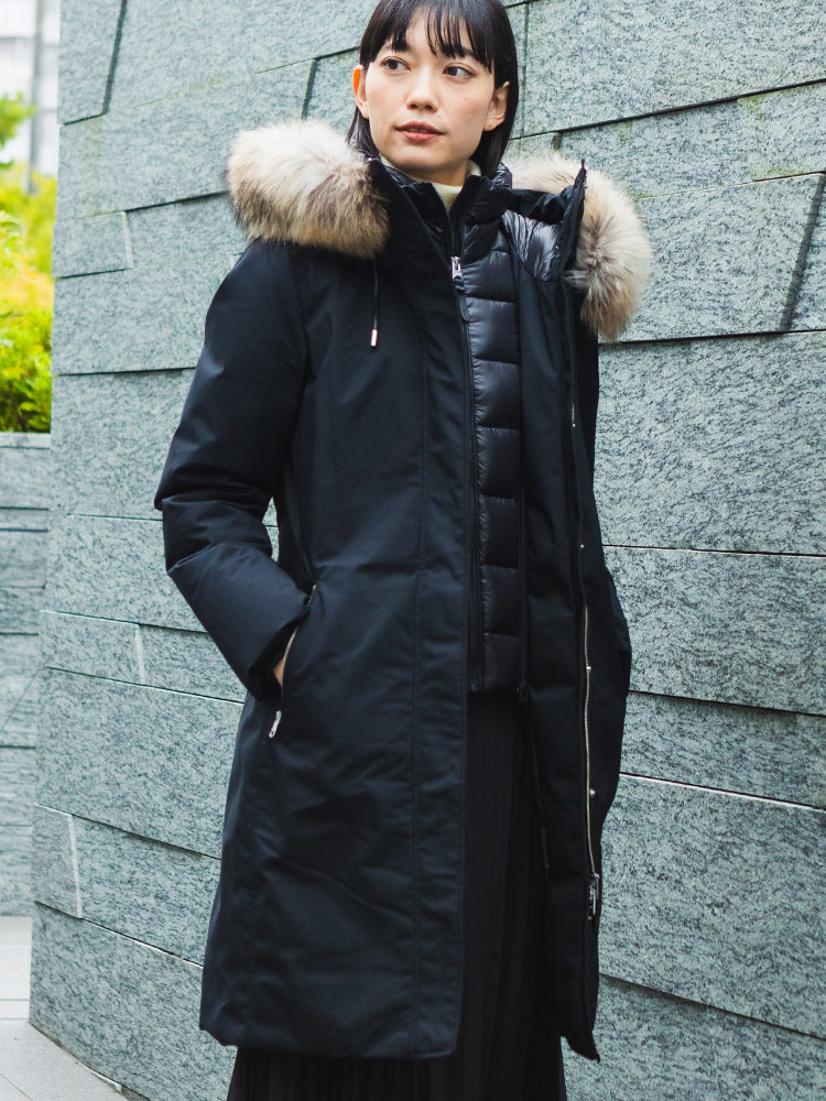 MACKAGE (マッカージュ) ファーフード ダウンコート ファー着脱可