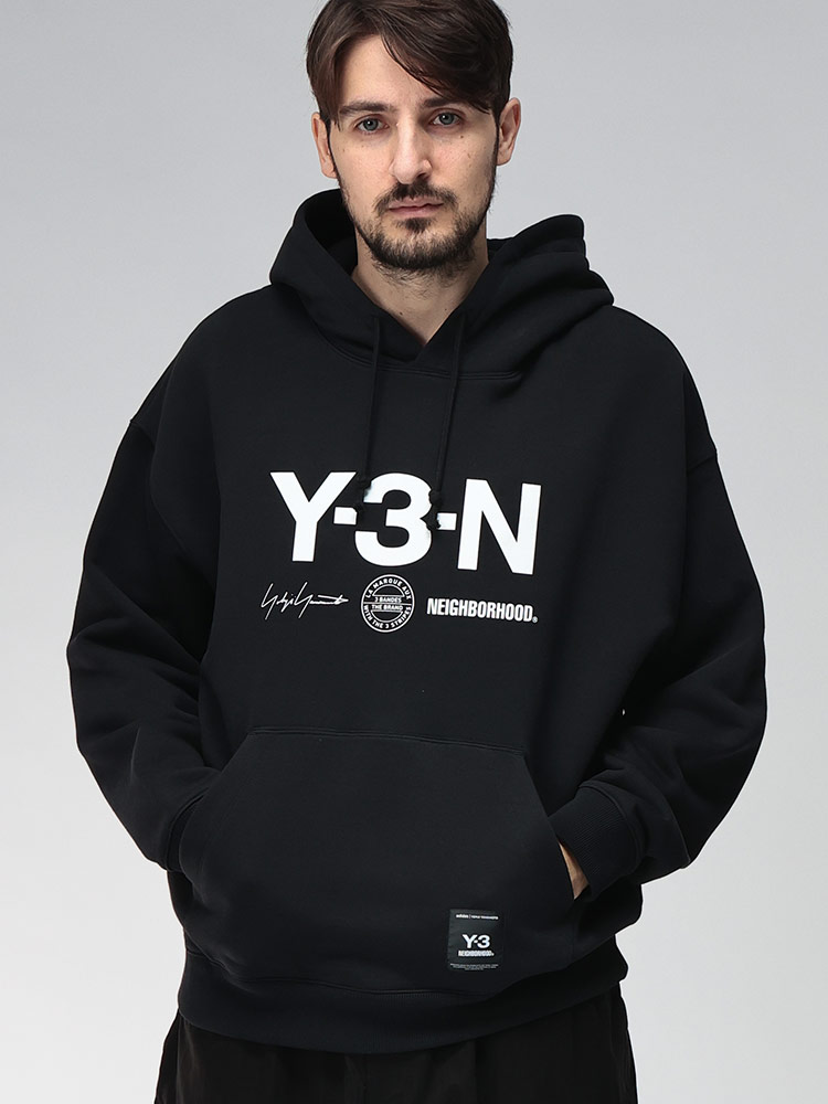 Y-3 (ワイスリー) バックロゴ プルオーバー パーカー フーディ GRAPHIC