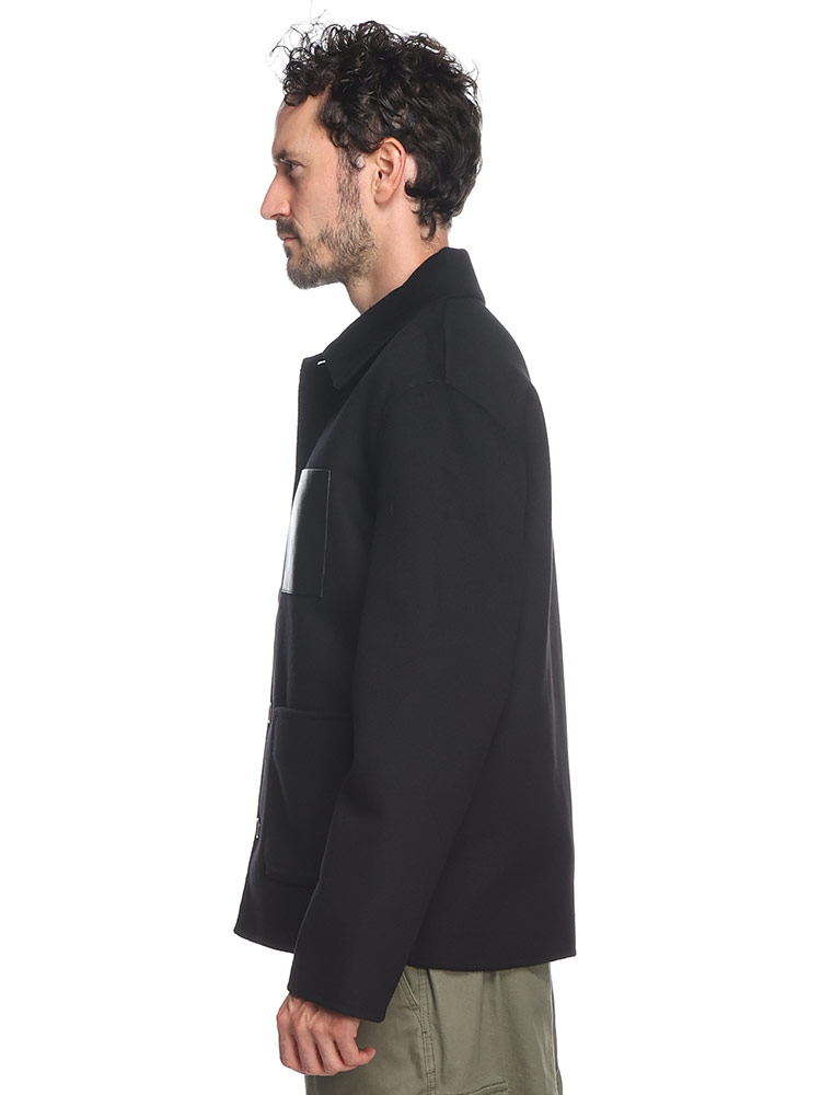LOEWE (ロエベ) カシミヤ混 ワークウェア ジャケット LEH526Y03WBE