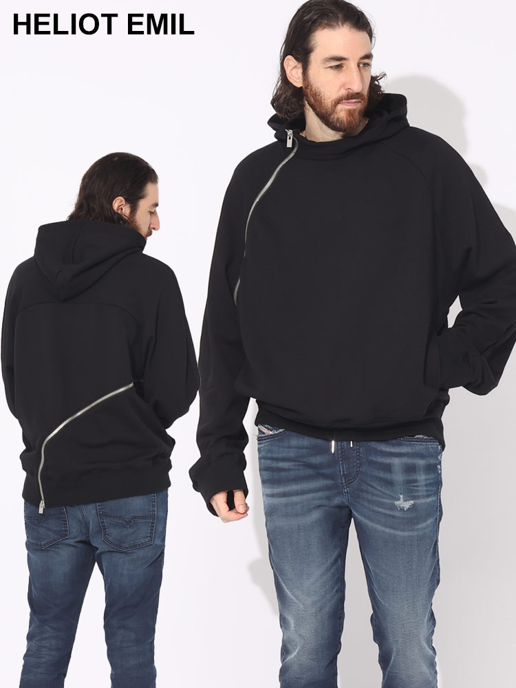 HELIOT EMIL (エリオット・エミル) ジップデザイン プルオーバー