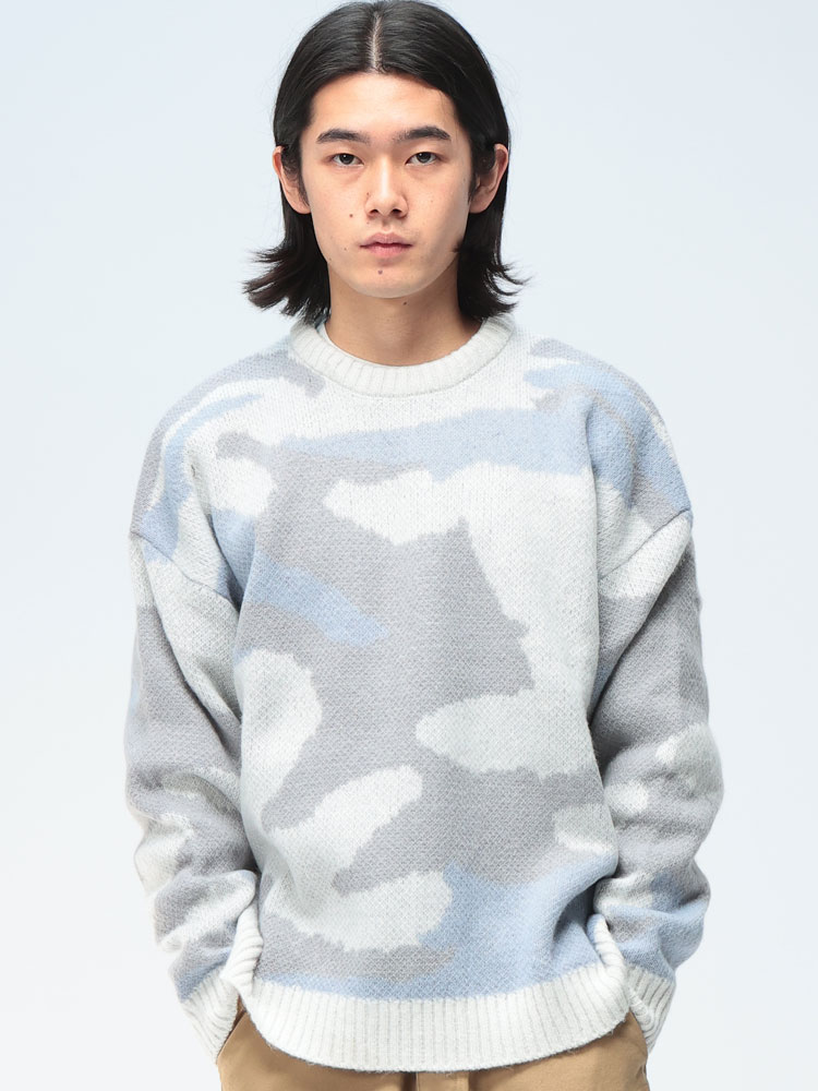 Cathy's Closet (キャシーズ クロセット) 起毛 カモフラージュ クルー