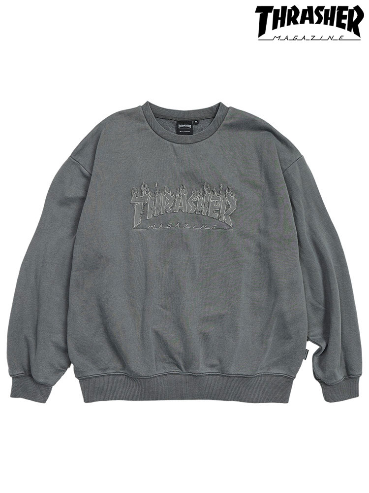 THRASHER (スラッシャー) ピグメント加工 スウェット トレーナー