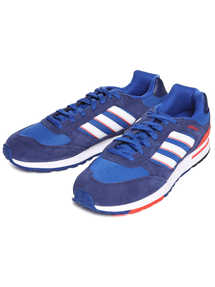 ランニングシューズ スエード メッシュ スリーストライプ RUN 80s M