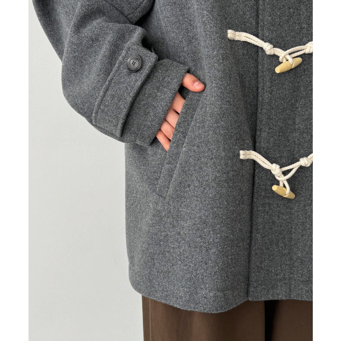 キャナルジーン CANAL JEAN El mar(エルマール) ダッフルハーフコート