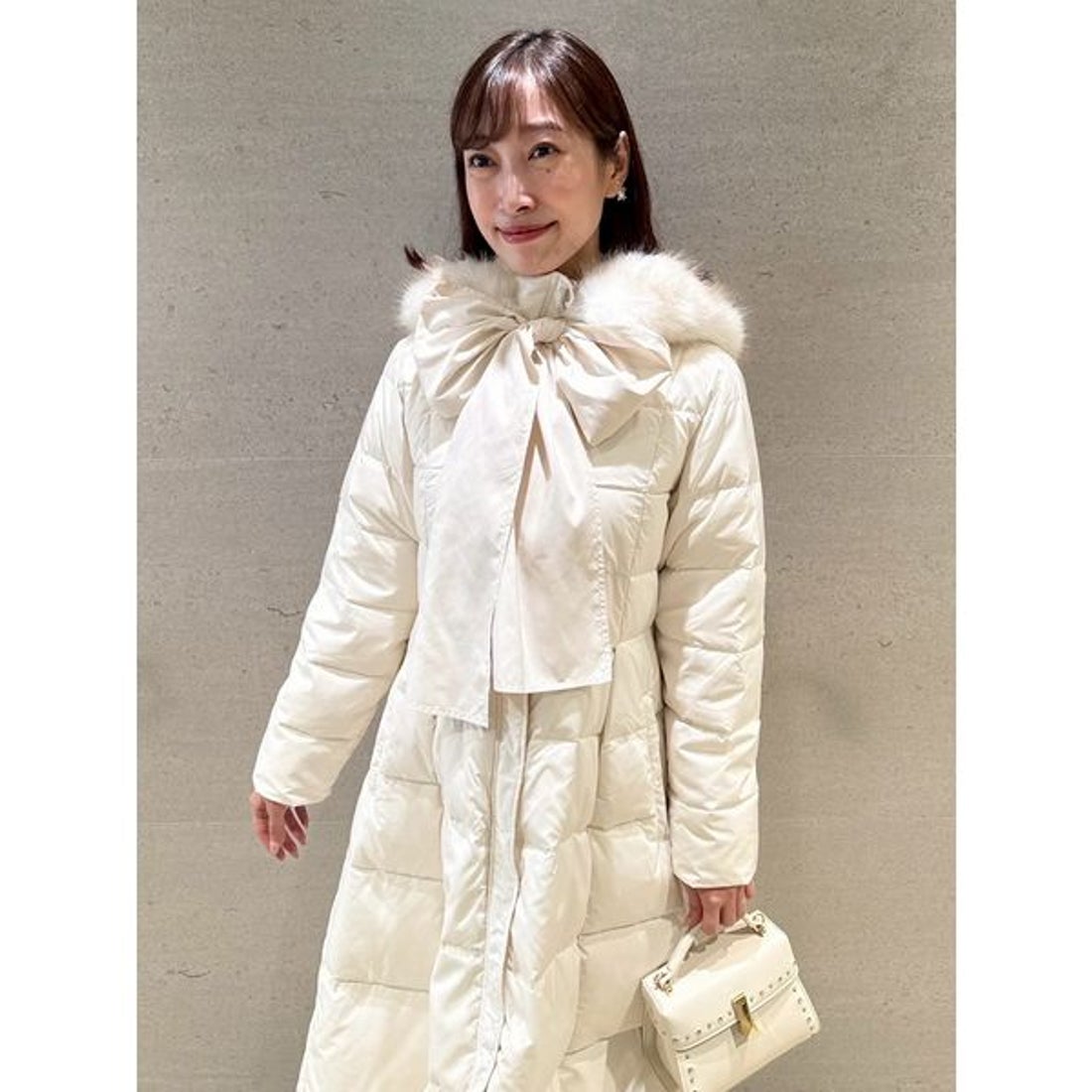 セルフォード CELFORD フードリボンロングダウンコート （LPNK