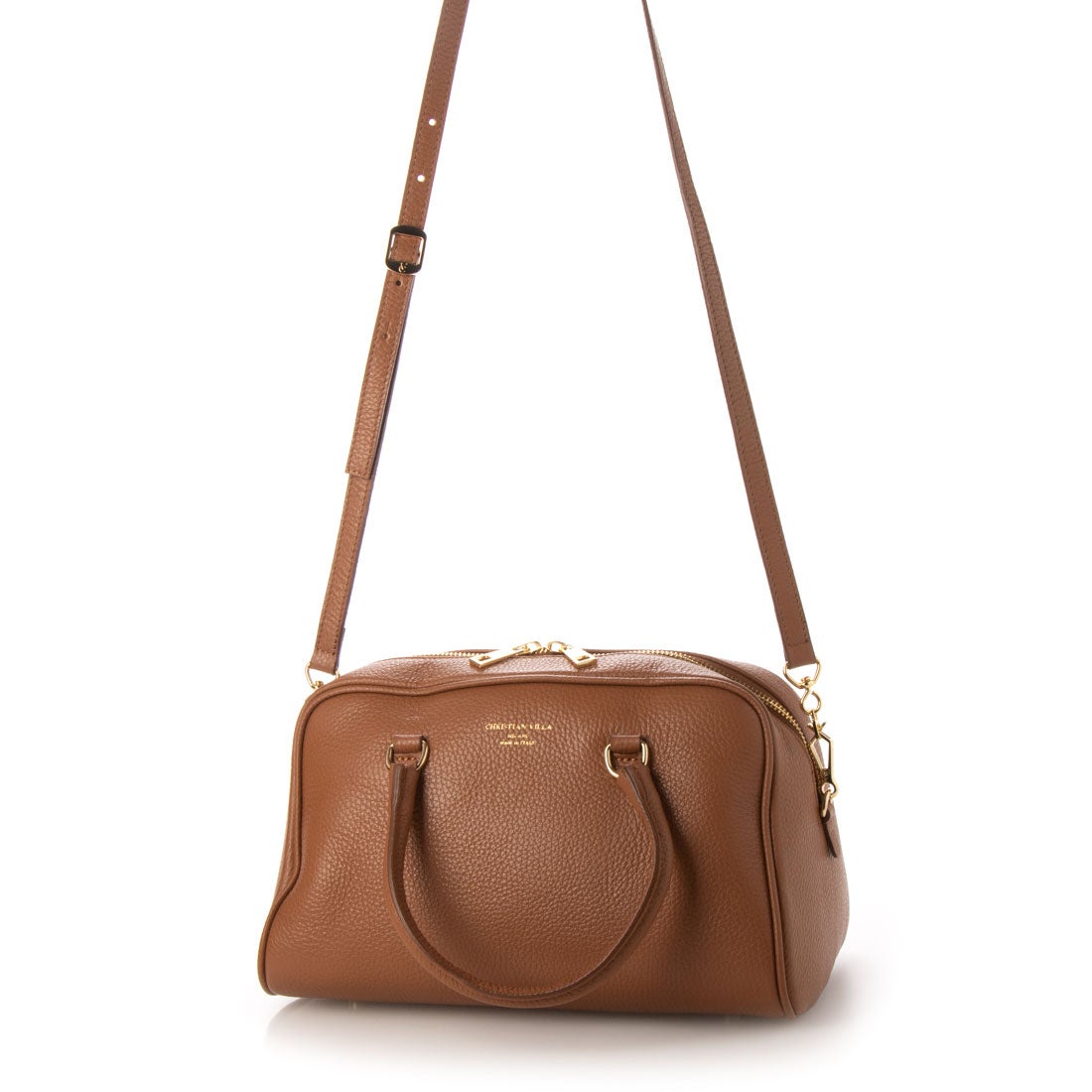 クリスチャン ヴィラ CHRISTIAN VILLA レザーボストンバッグ