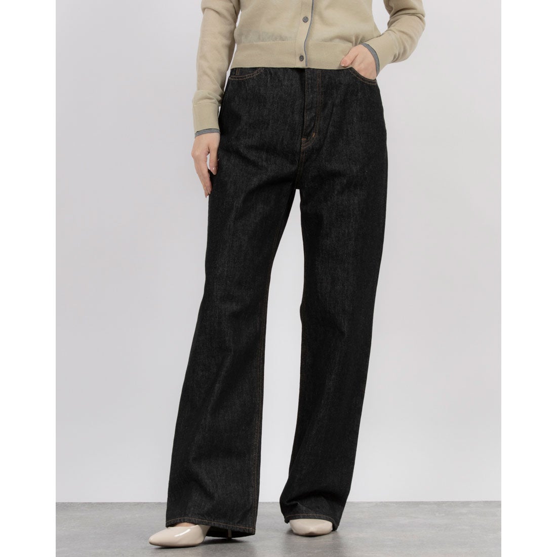 クラネ CLANE SECOND DENIM PANTS （LIGHT BLACK） - ファッション通販