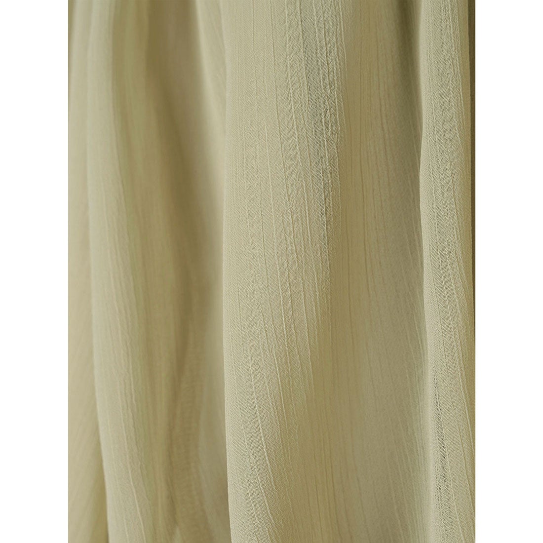 アニュアンス anuans シフォンボリュームブラウス （SAGE GREEN