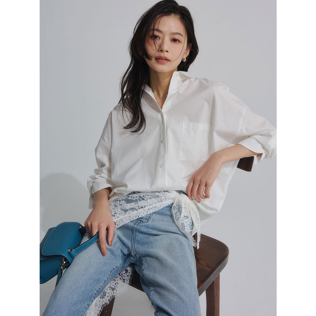 アニュアンス anuans 【26SS】スタンダードシャツ （WHITE） -靴