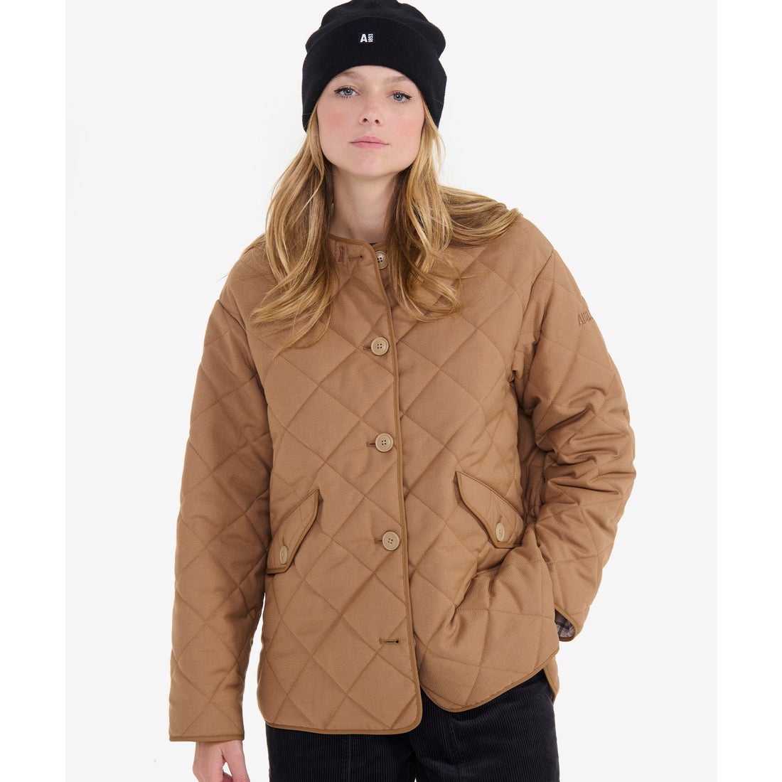 エーグル AIGLE 撥水 インサレーションキルティングジャケット （モス