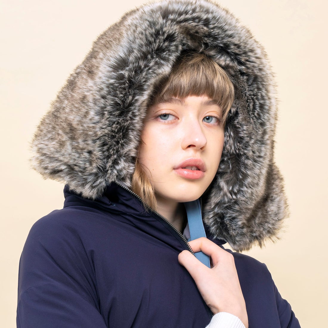 エーグル AIGLE ブロカ ロングダウンコート （ネイビー