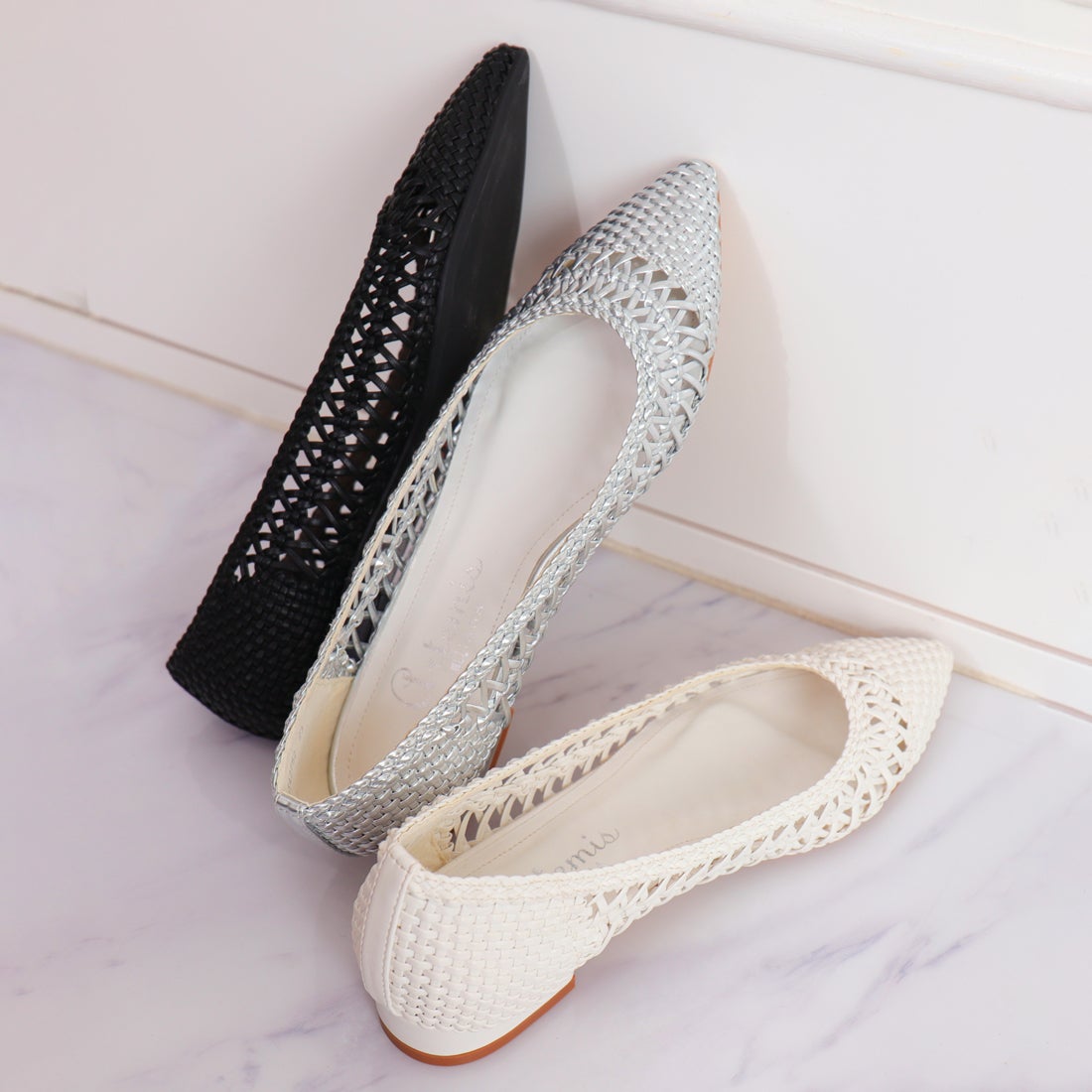 アルテミス バイ ダイアナ artemis by DIANA メッシュ ポインテッド