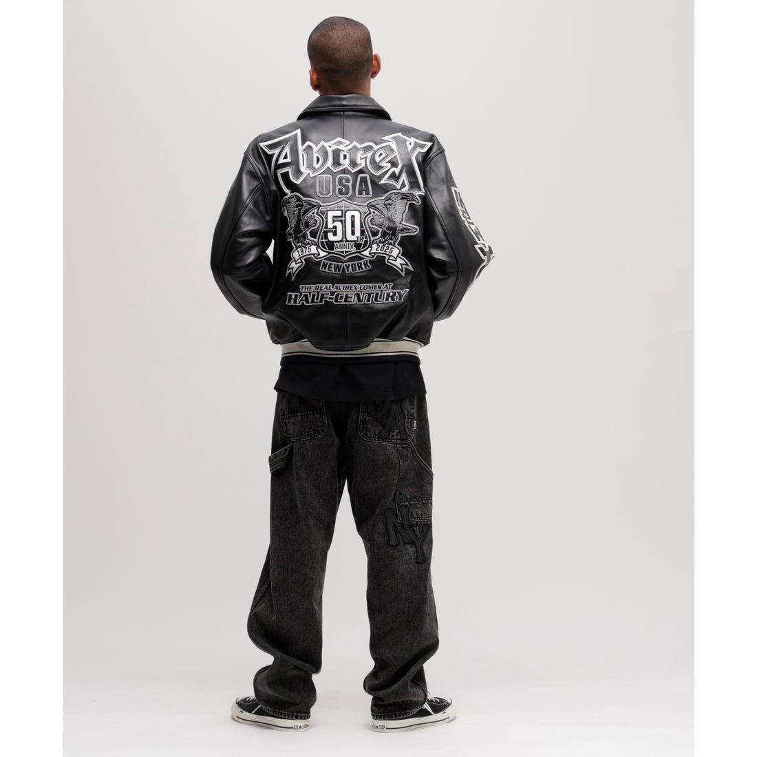 アヴィレックス AVIREX 《50th Anniversary》GRAPHIC VARSITY LEATHER