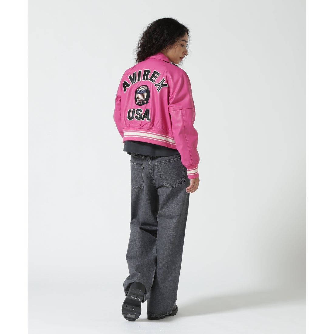 アヴィレックス AVIREX 《WOMAN/直営店限定》LIGHT SIGNATURE VARSITY