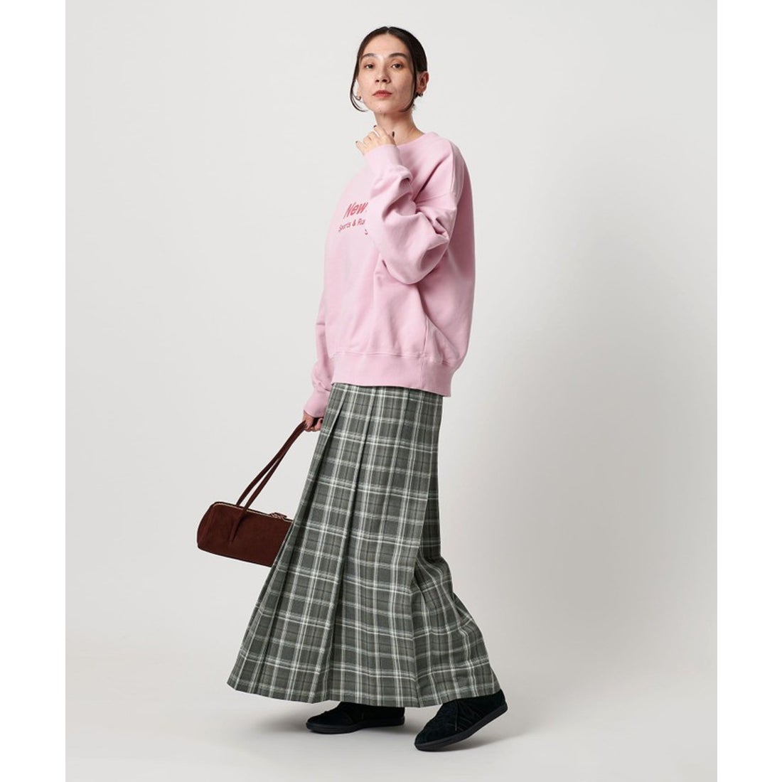 BEAUTY&YOUTH UNITED ARROWS チェック プリーツロングスカート （LT