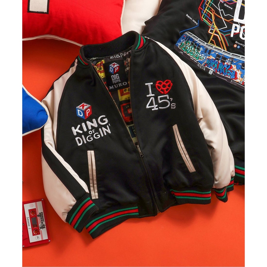 ブリーズ BREEZE MURO×BREEZE リバーシブルスカジャン （ブラック